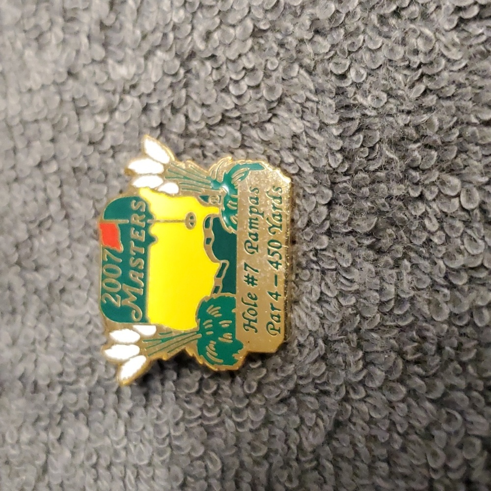 2007 Masters Lapel Pin